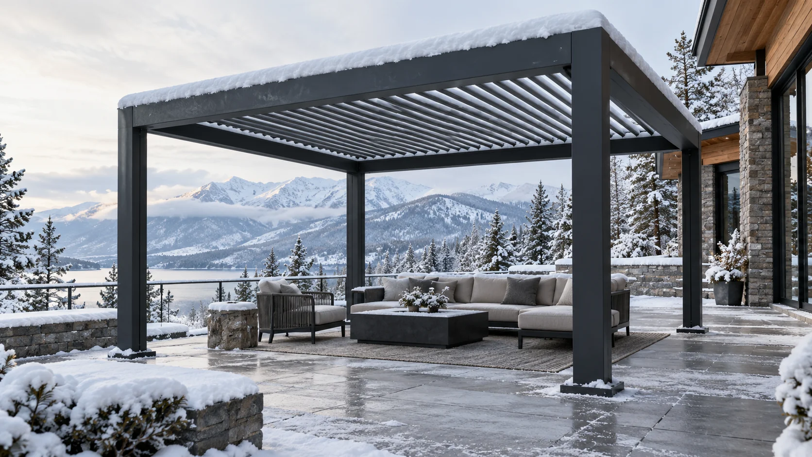 Pergola Snow Load Engineering review for a LUCY aluminum pergola project