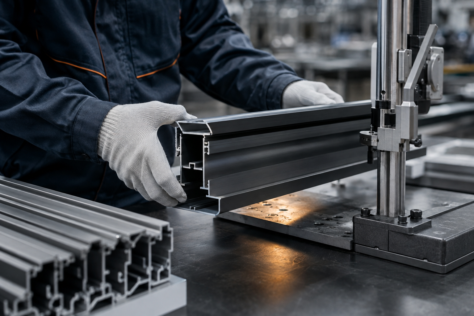 Quality inspection of an aluminum pergola profile