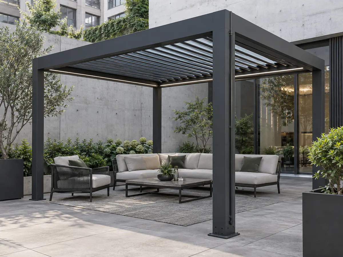 Motorized Louvered Pergola